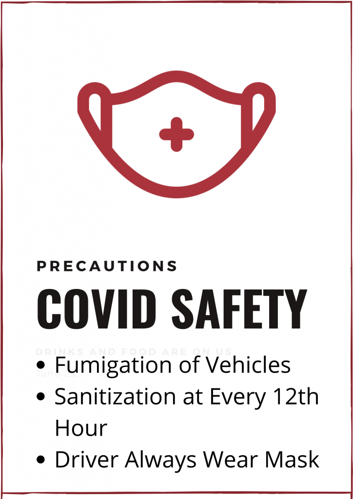 We follows all precautions related to COVID | JoshiCabs