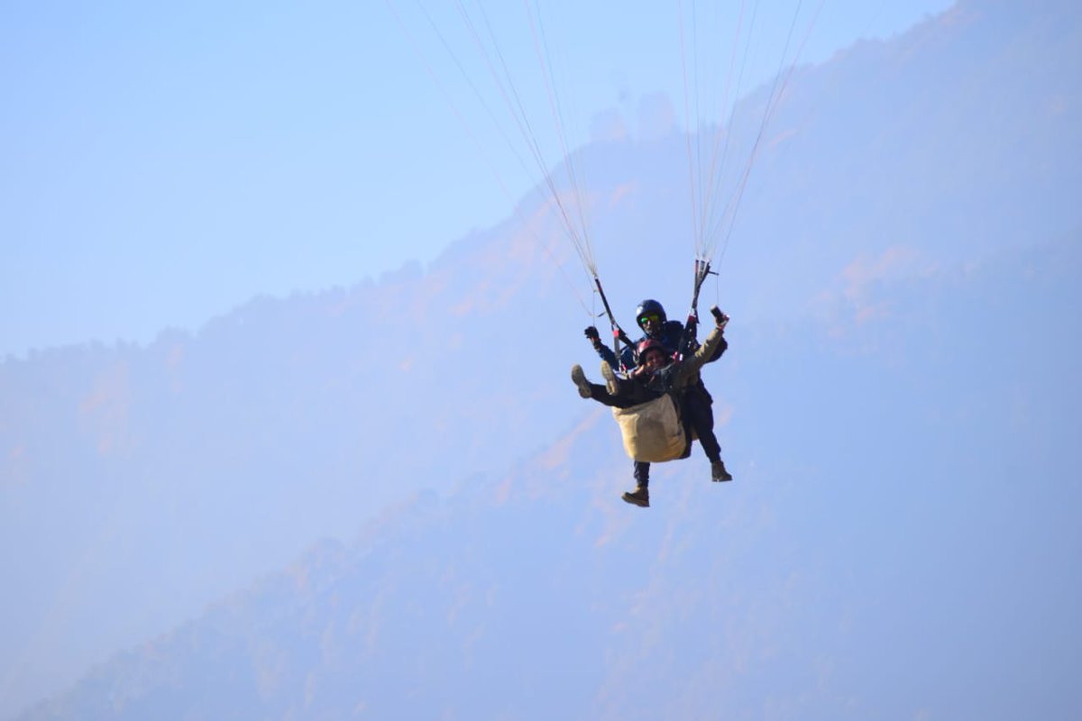 Paragliding in Mukteshwar